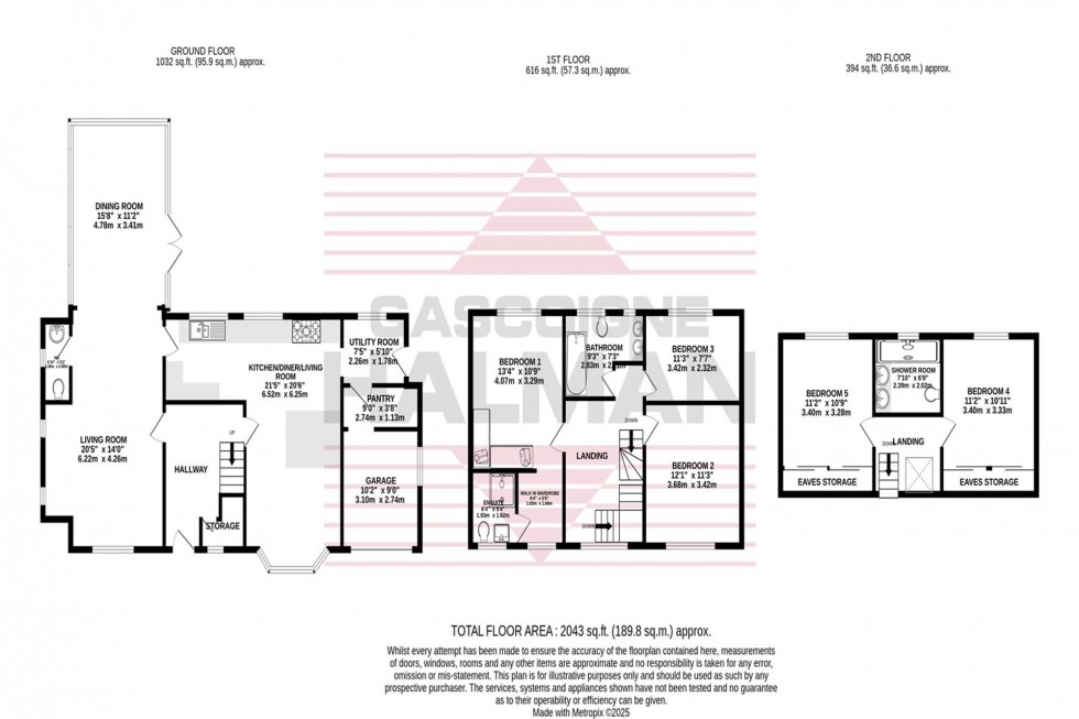 Floorplan for Braystan Gardens, Gatley, SK8