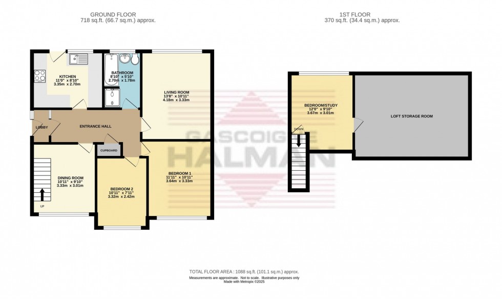 Floorplan for Hall Meadow Road, Glossop, SK13