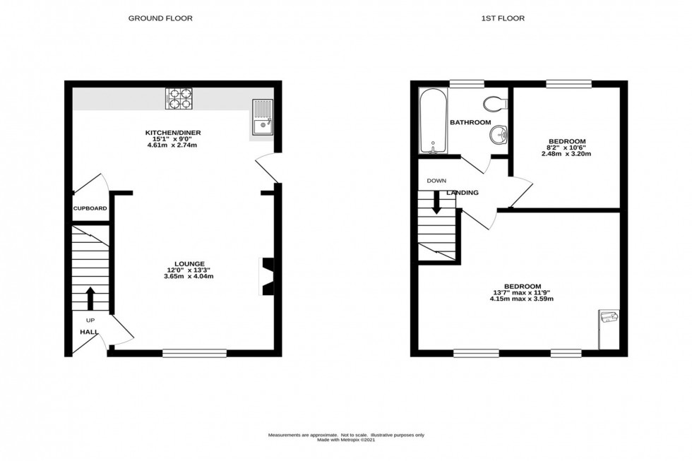 Floorplan for Market Street, Chapel-En-Le-Frith, SK23