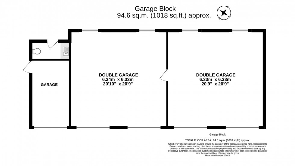 Floorplan for Shays Lane, Little Budworth, CW6
