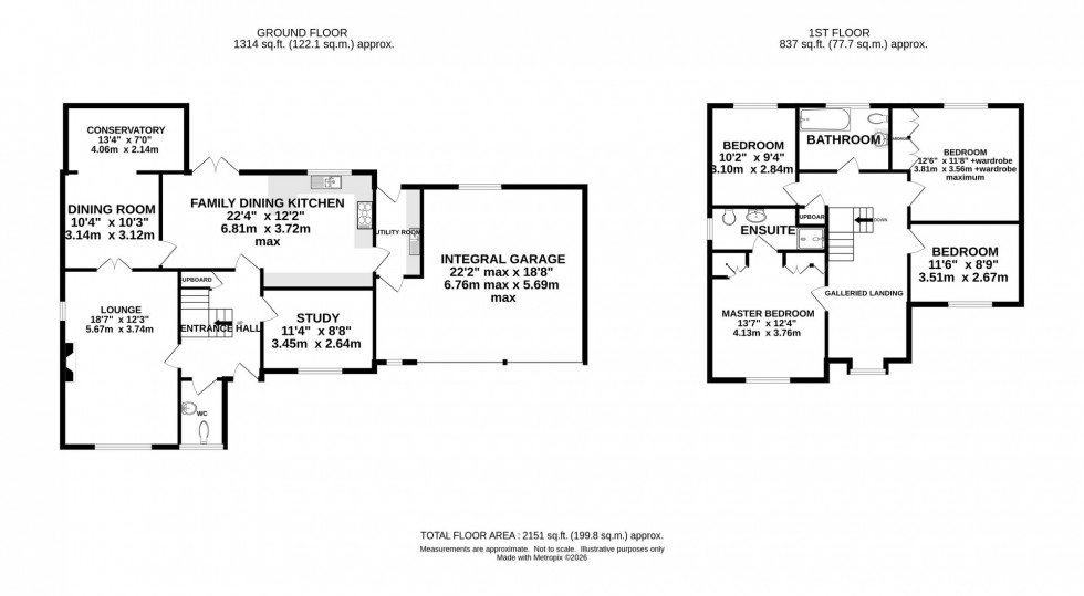Floorplan for Armistead Way, Cranage, CW4
