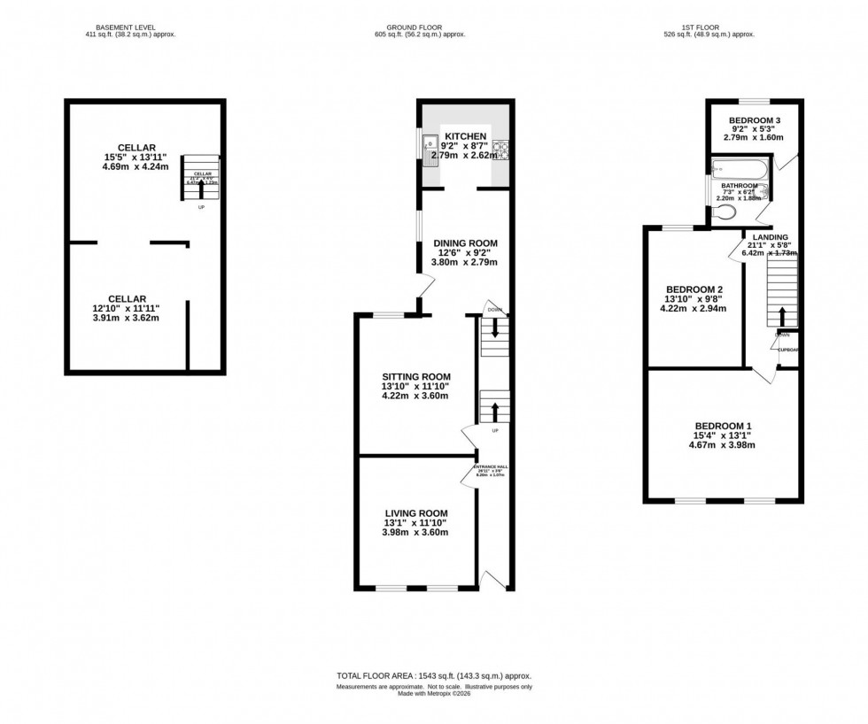 Floorplan for Rippingham Road, Manchester, M20