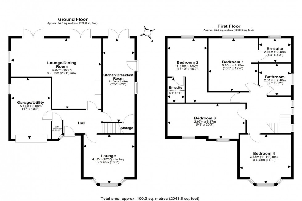 Floorplan for Commonside, Alvanley, WA6
