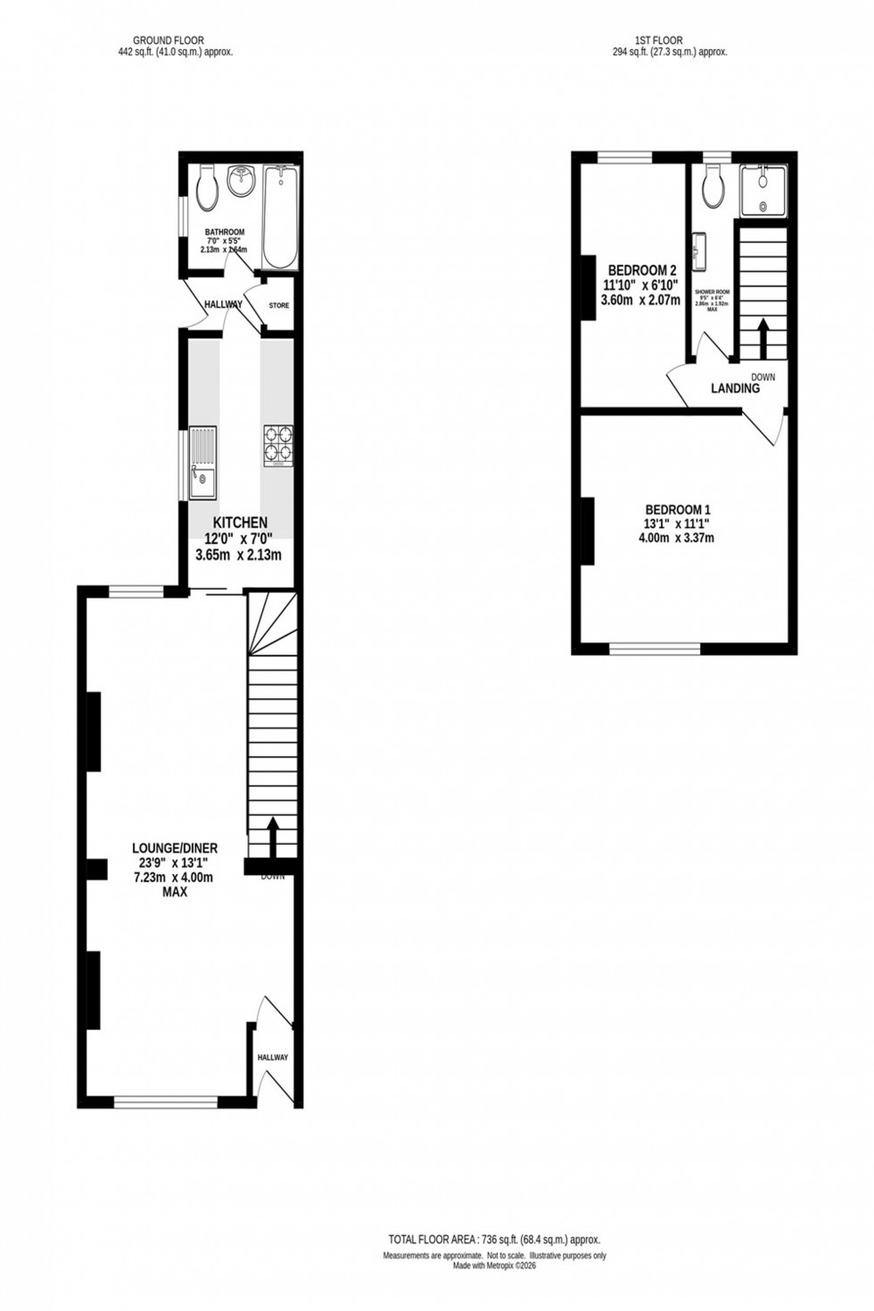 Floorplan for Molyneux Road, Manchester, M19