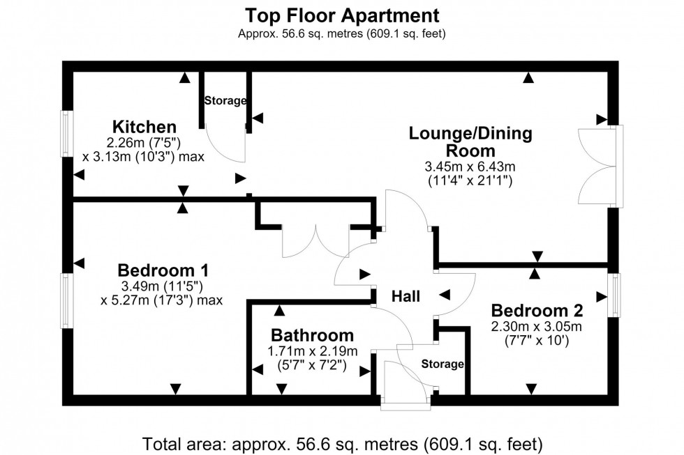 Floorplan for Bridgewater Close, Frodsham, WA6