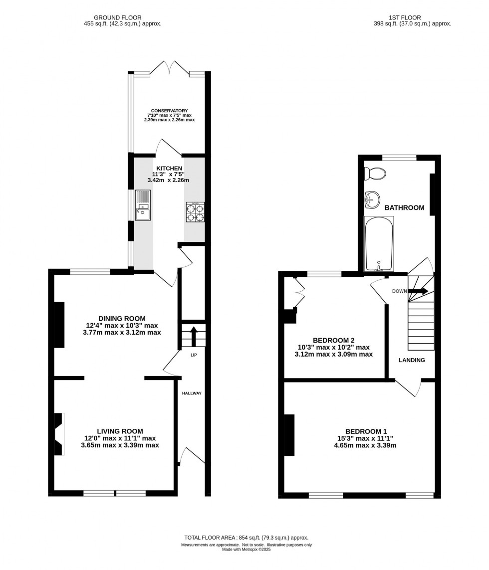 Floorplan for Stanley Road, Knutsford, WA16