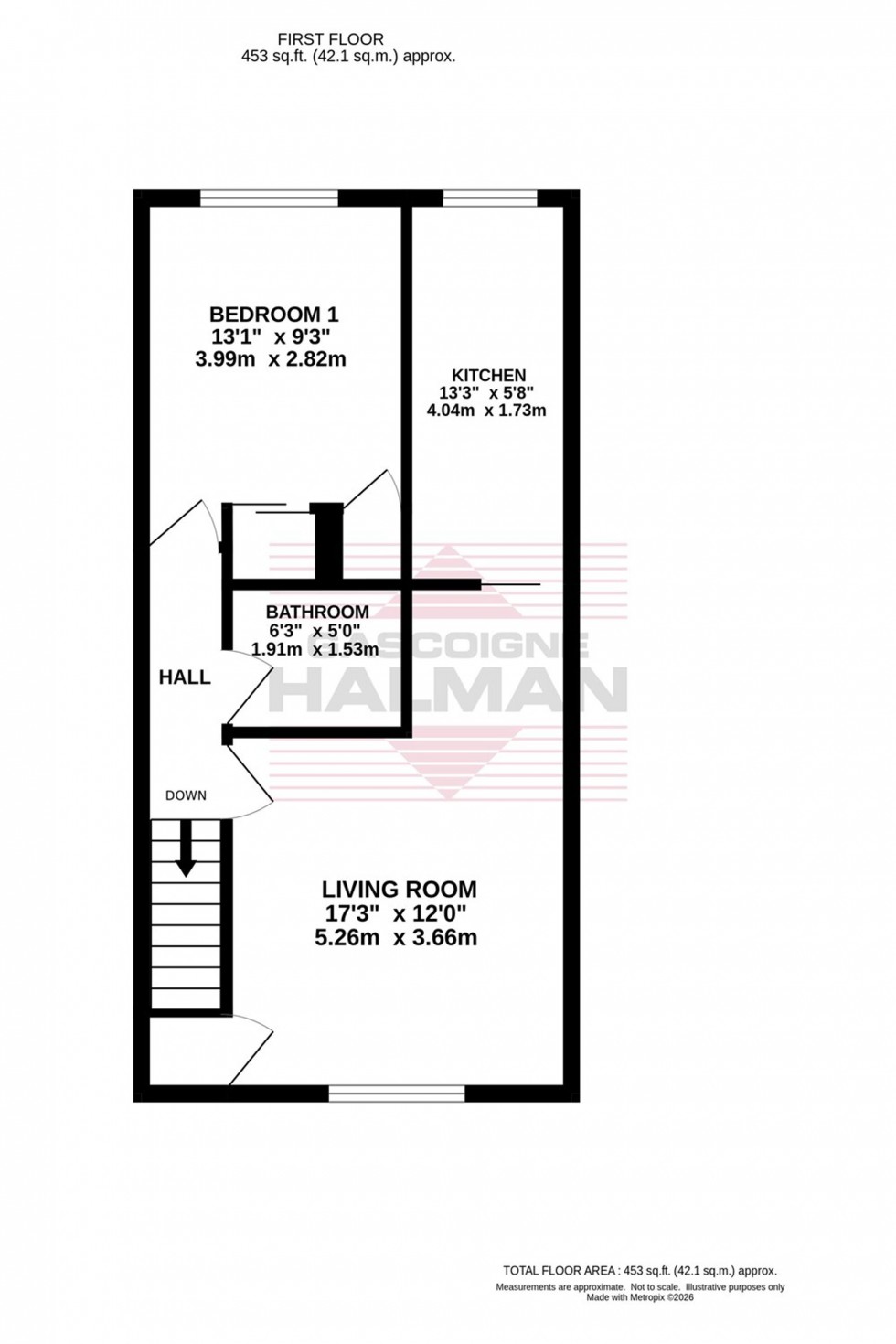 Floorplan for Hexworth Walk, Bramhall, SK7