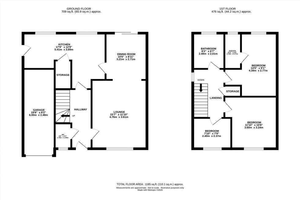Floorplan for Charnwood Close, Macclesfield, SK10
