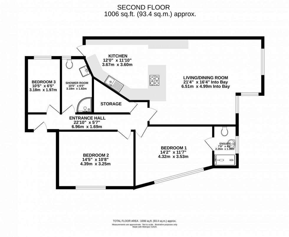 Floorplan for Wilmslow Road, Lansdowne House Wilmslow Road, M20