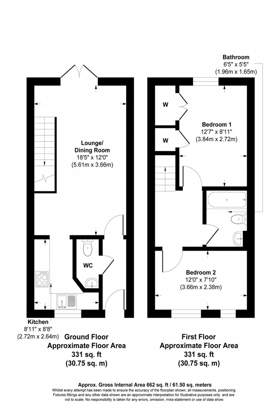 Floorplan for White Clover Square, Lymm, WA13