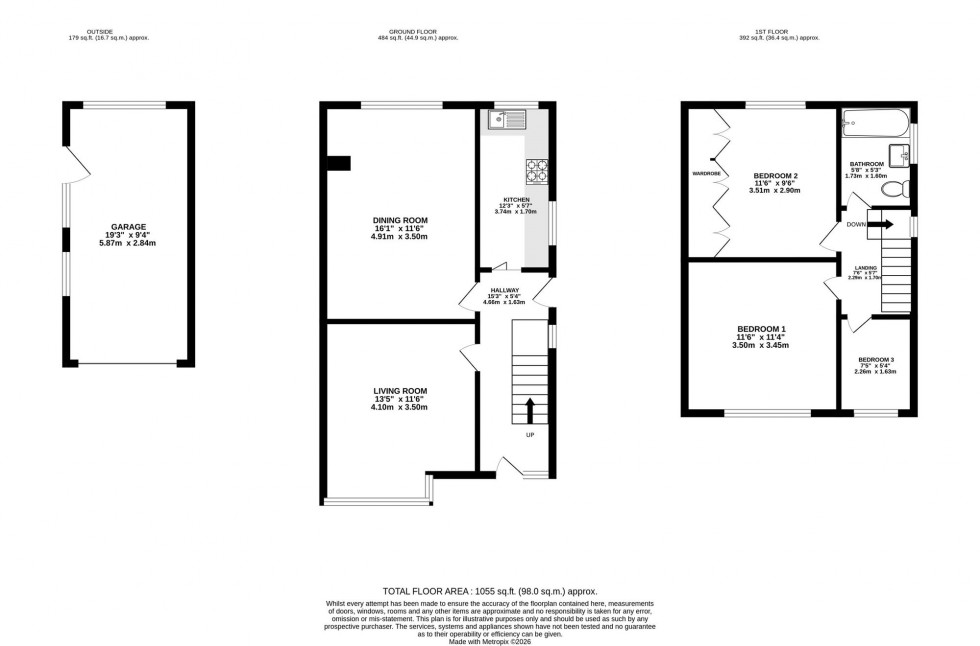 Floorplan for Barlow Road, Wilmslow, SK9