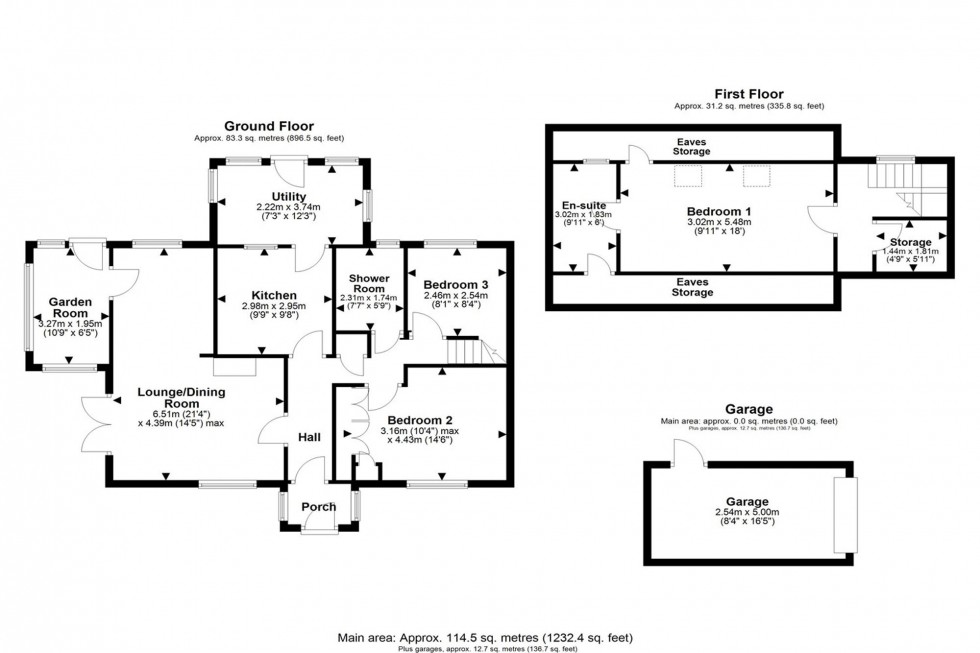 Floorplan for St. Lukes Way, Frodsham, WA6