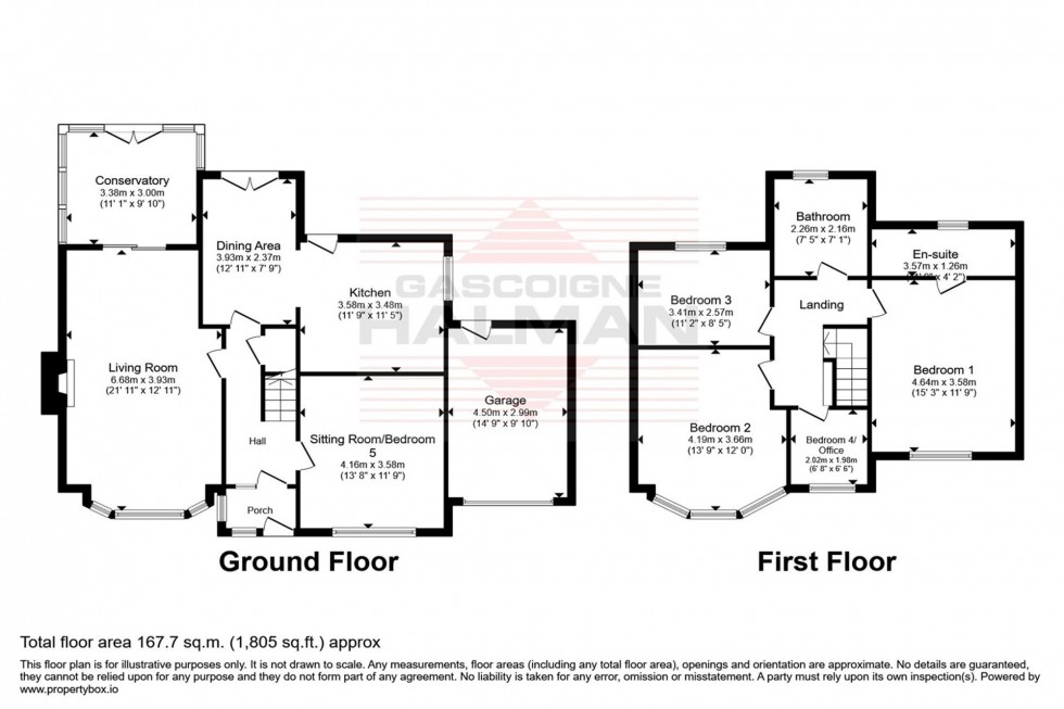 Floorplan for Nursery Road, Cheadle Hulme, SK8