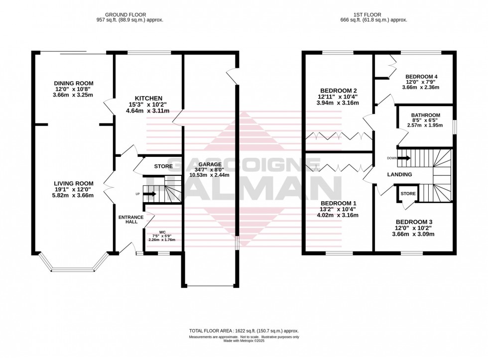 Floorplan for Bramley Road, Bramhall, SK7