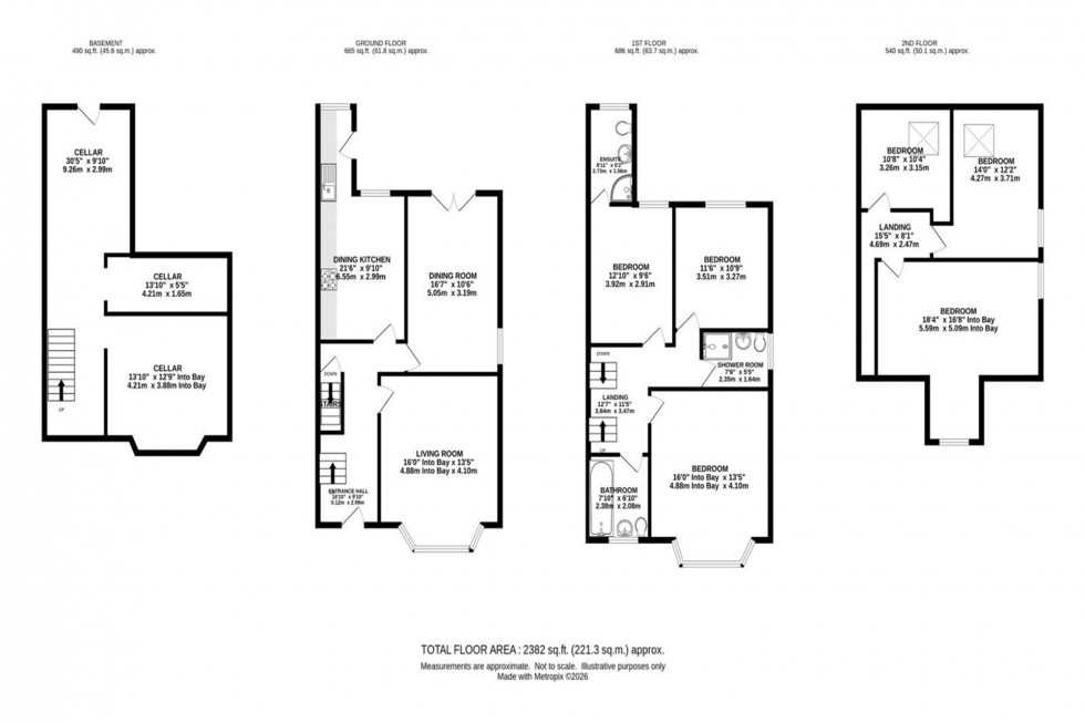 Floorplan for Everett Road, Manchester, M20