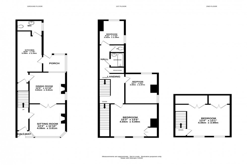 Floorplan for Whaley Lane, Whaley Bridge, SK23
