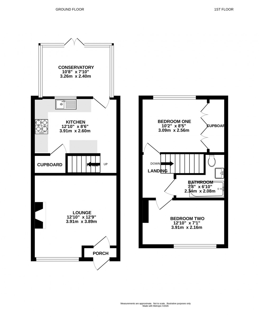 Floorplan for Baslow Grove, Stockport, SK5