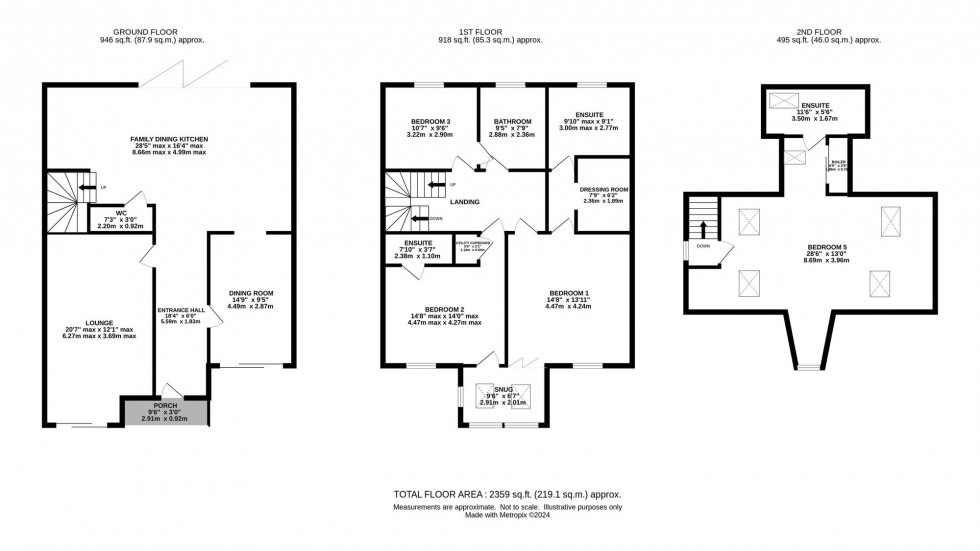 Floorplan for West Bank, Alderley Edge, SK9