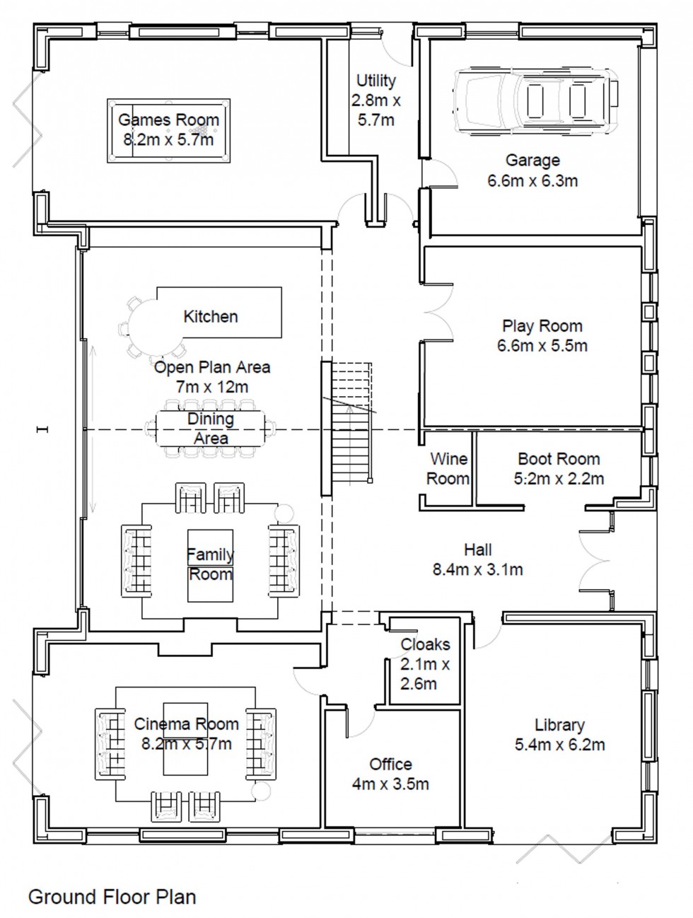 Floorplan for Woodside, Kelsall, CW6