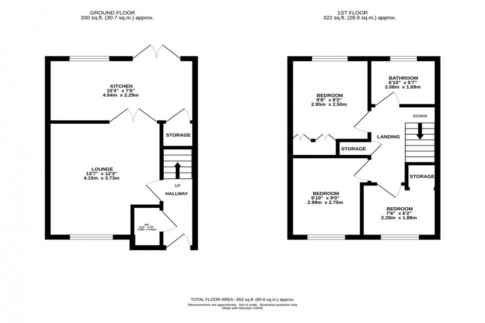 Floorplan for Whirley Road, Macclesfield, SK10