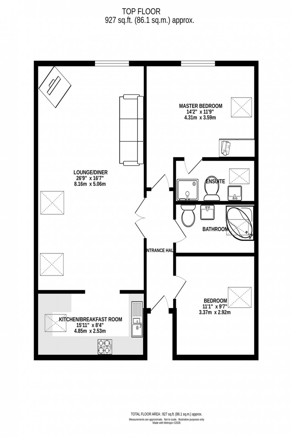 Floorplan for Charley Lane, Chinley, SK23
