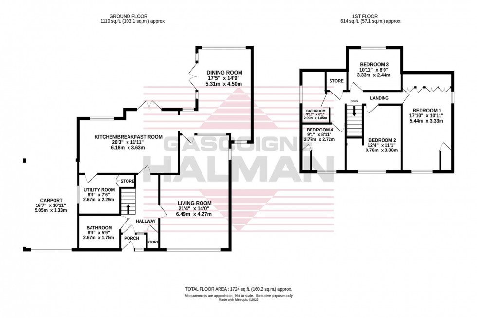 Floorplan for Bradda Mount, Bramhall, SK7