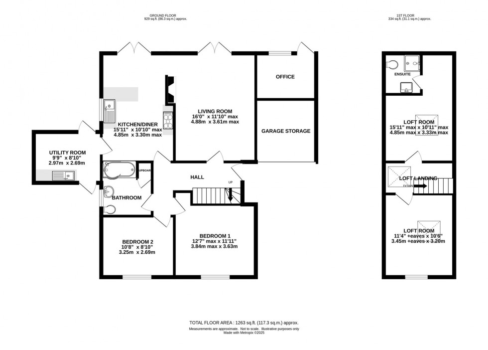Floorplan for Meadow Avenue, Goostrey, CW4