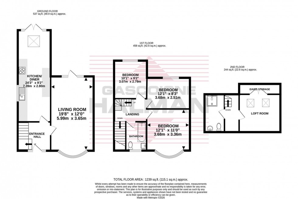 Floorplan for Park Road, Cheadle, SK8