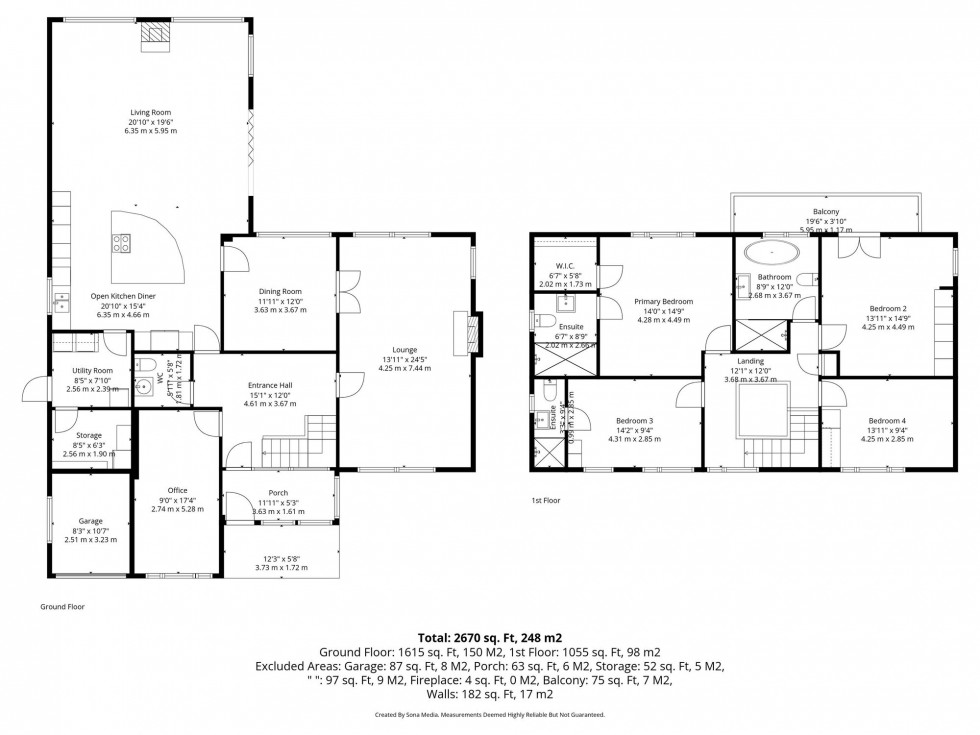Floorplan for Blackhill Lane, Knutsford, WA16