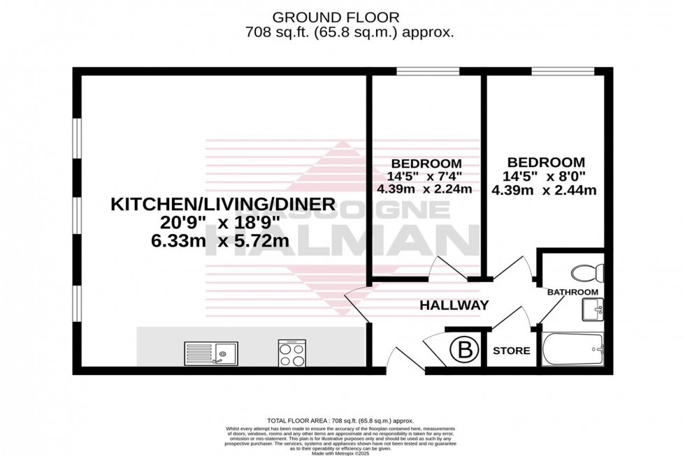 Floorplan for Eden Place, Cheadle, SK8