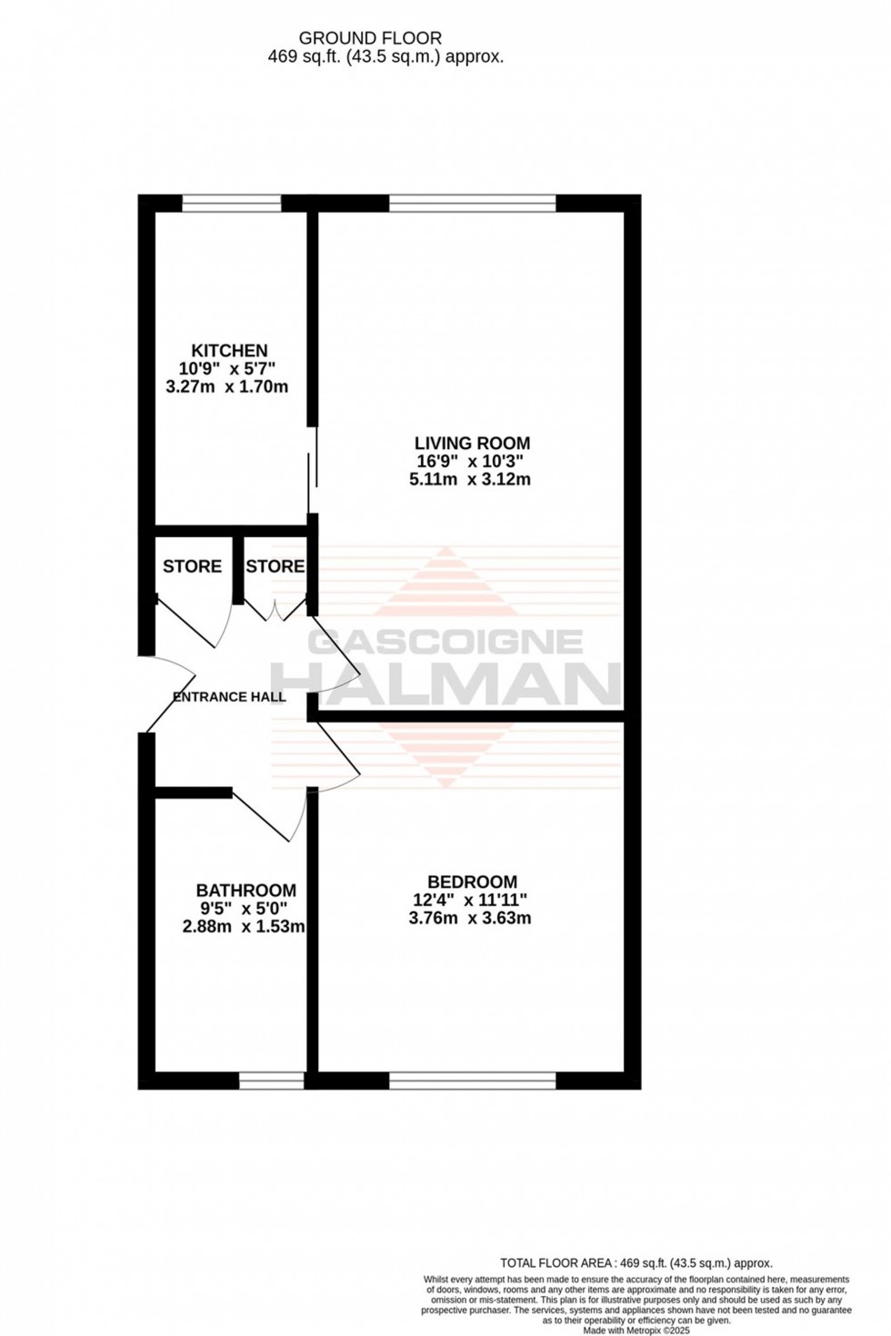 Floorplan for Wardle Road, Wardle Court, M33