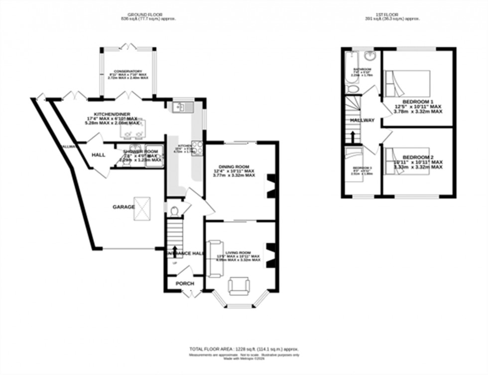 Floorplan for Lindsell Road, West Timperley, WA14
