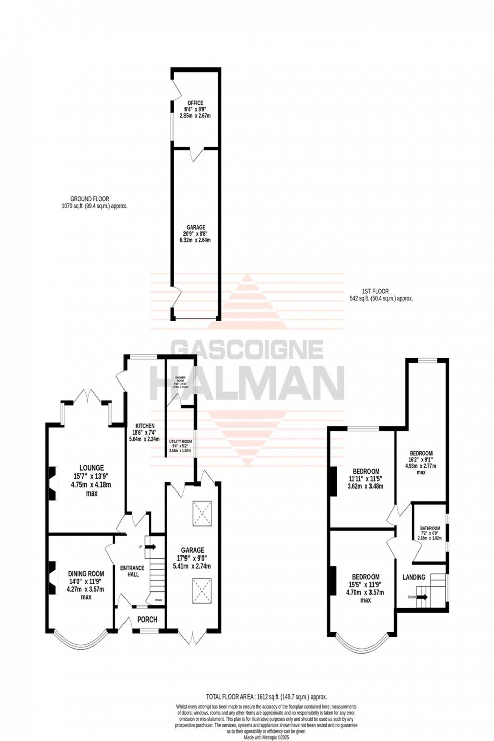 Floorplan for Greenway Close, Sale, M33