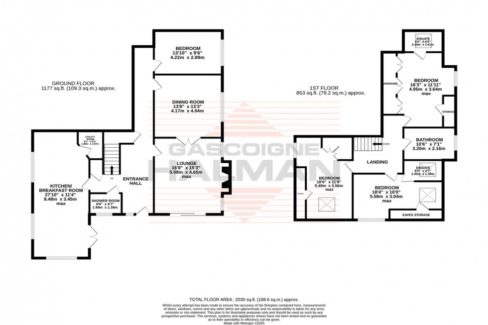 Floorplan for Woodbourne Road, Sale, M33