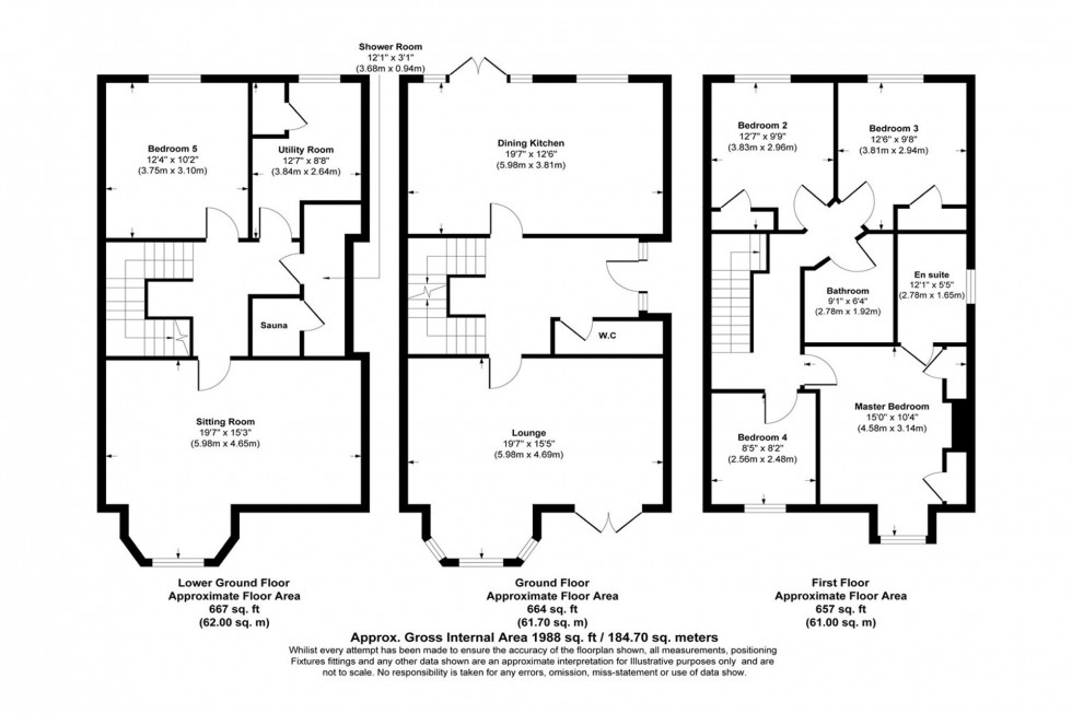 Floorplan for Lakeside Road, Lymm, WA13