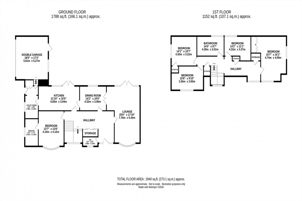 Floorplan for South View Avenue, Gawsworth, SK11