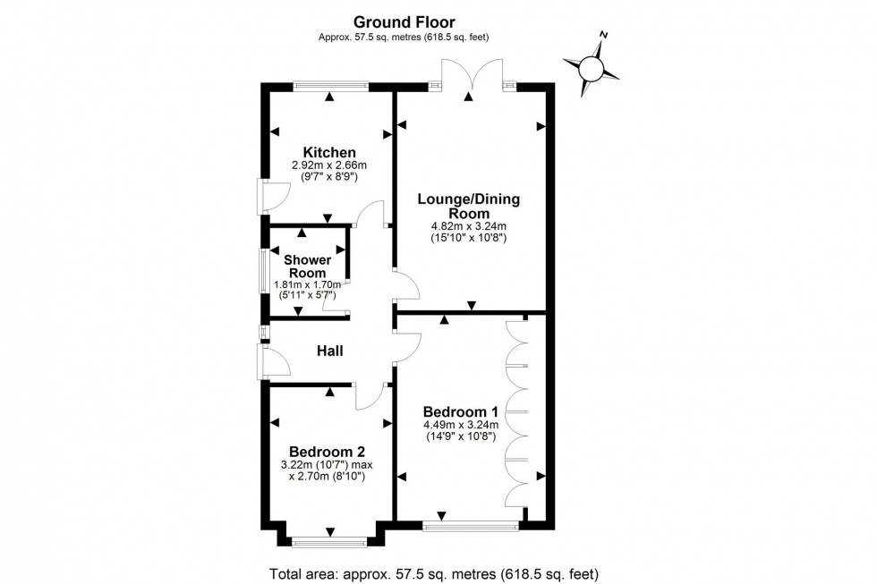Floorplan for Bickerton Avenue, Frodsham, WA6