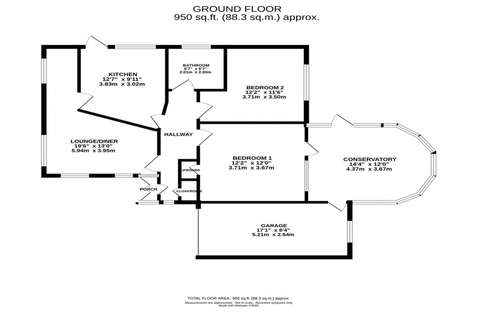 Floorplan for Bollinbarn, Macclesfield, SK10