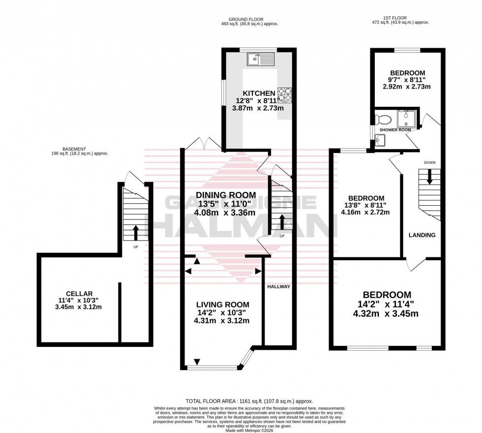 Floorplan for Moscow Road East, Stockport, SK3