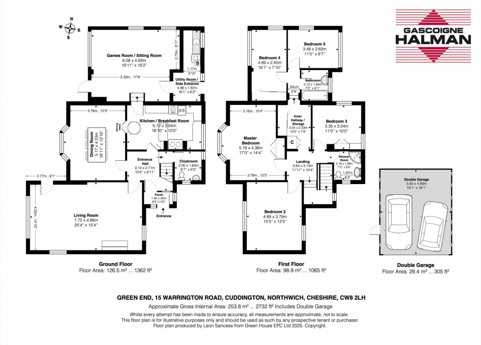 Floorplan for Warrington Road, Cuddington, CW8
