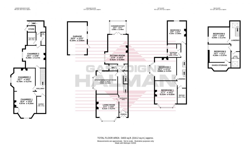 Floorplan for Kennerley Road, Stockport, SK2