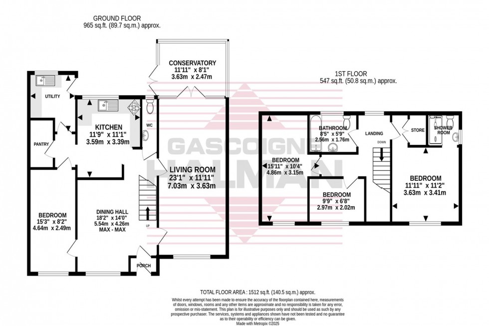 Floorplan for Shirley Avenue, Heald Green, SK8