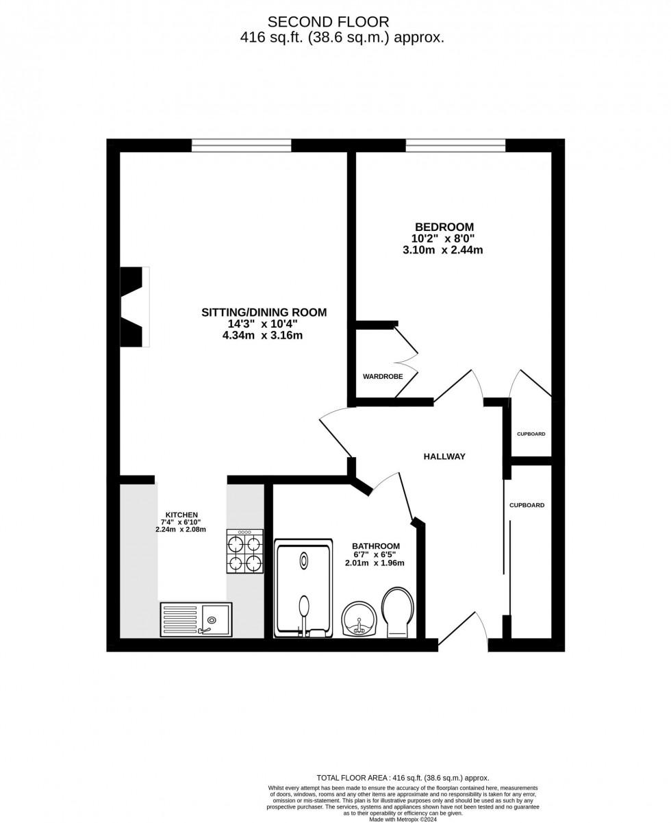 Floorplan for Victoria Road, Wilmslow, SK9