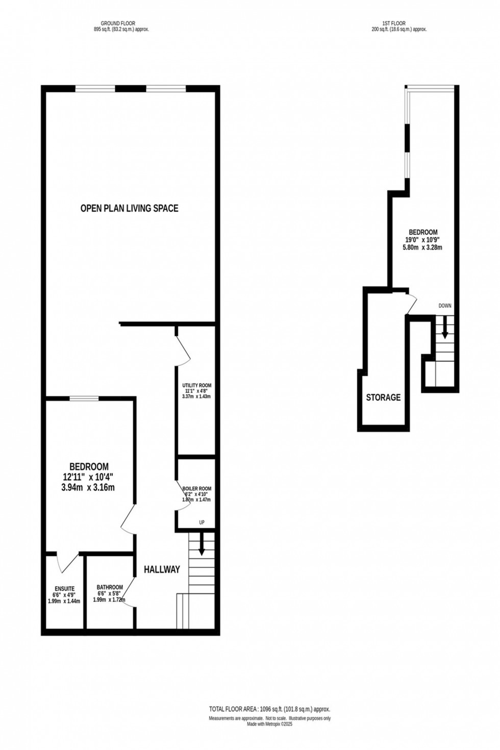Floorplan for Clarence Road, Bollington, SK10