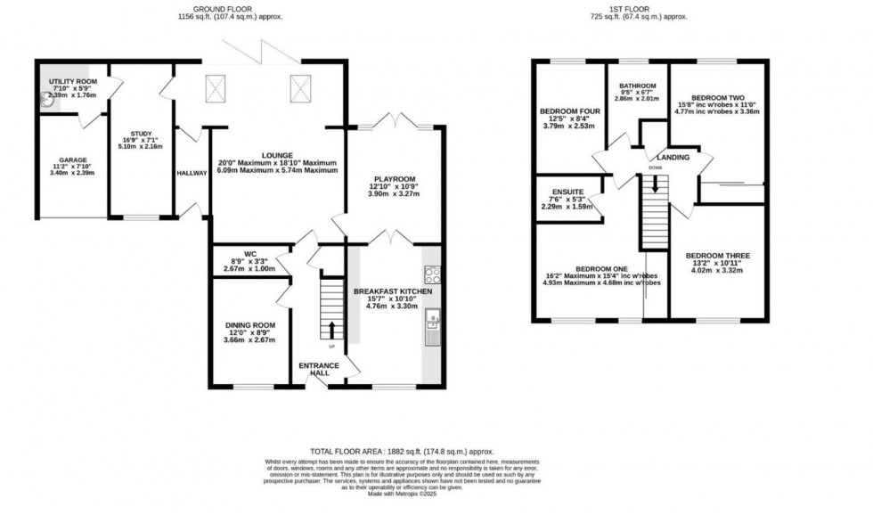 Floorplan for Plough Close, Tarporley, CW6