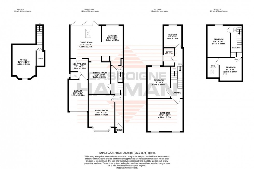Floorplan for Baxter Road, Sale, M33