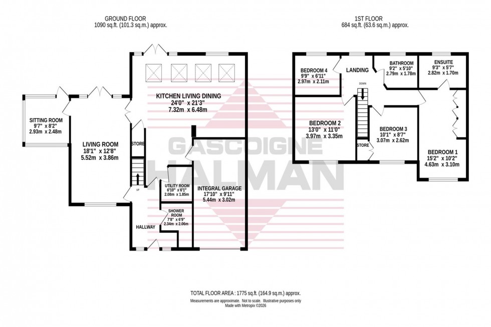 Floorplan for Linney Road, Bramhall, SK7