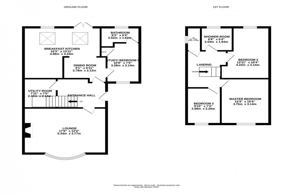 Floorplan for Arbour Crescent, Macclesfield, SK10
