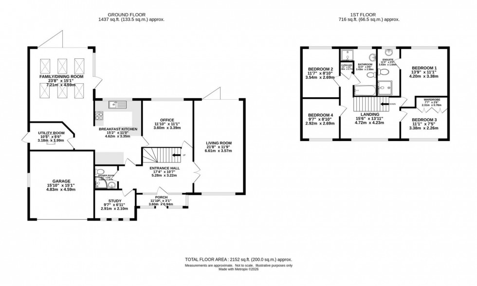 Floorplan for Copperbeech Close, Northenden, M22