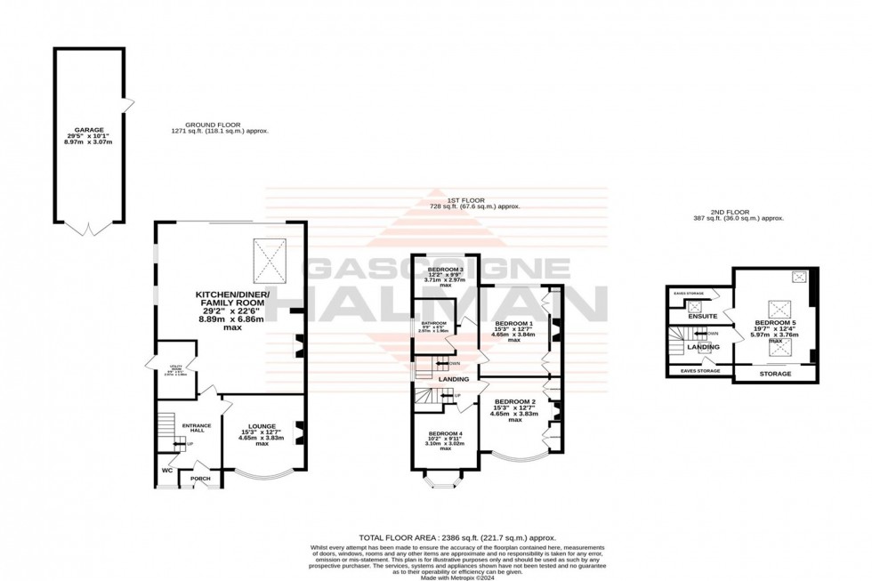Floorplan for Framingham Road, Sale, M33